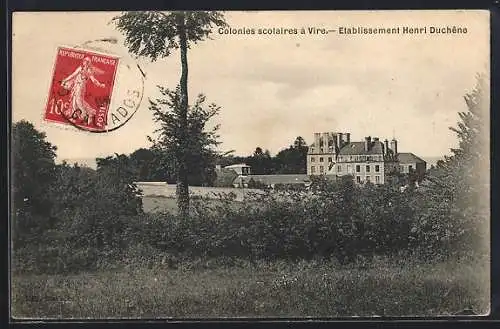 AK Vire, Colonies scolaires, Établissement Henri Duchêne