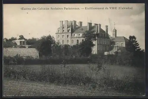 AK Vire, Établissement des Œuvres des Colonies Scolaires Parisiennes