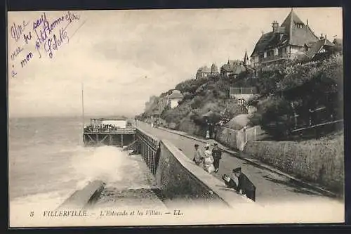 AK Villerville, L`Estacade et les Villas