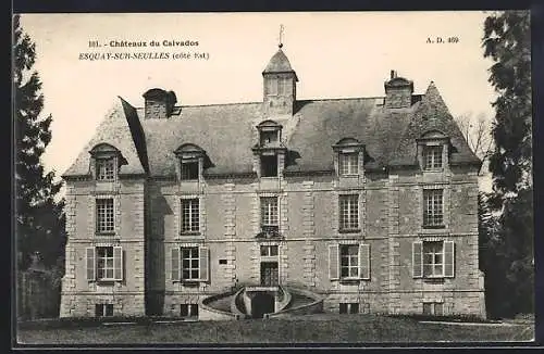 AK Esquay-sur-Seulles, Vue du Château du Calvados côté Est