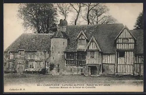 AK Canapville, La Ferme du Prétot, Manoir du XVe siècle, Ancienne Maison de la Sœur de Corneille