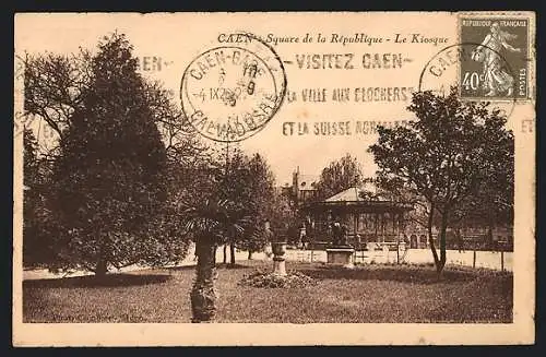 AK Caen, Square de la République, Le Kiosque