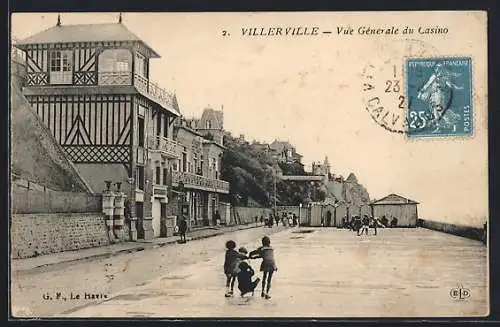 AK Villerville, Vue générale du Casino