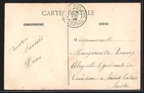 AK Trouville, Salut de Trouville avec vues du port et du phare
