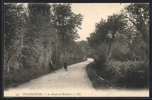 AK Pennedepie, La Route de Honfleur