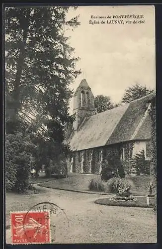 AK Launay, Église vue de côté