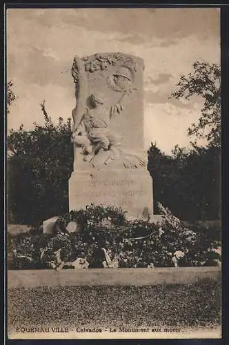 AK Équemauville, Le Monument aux morts