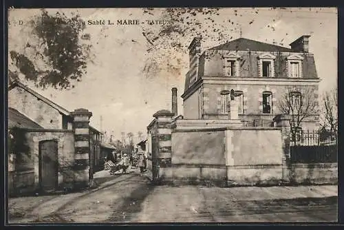 AK Bayeux, Entrée de la résidence Sablé L. Marie