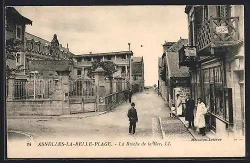 AK Asnelles-la-Belle-Plage, La Brèche de la Mer