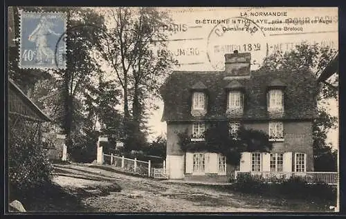 AK St-Étienne-la-Thillaye, Vue du domaine Fontaine Bretecq