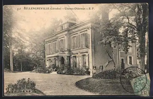 AK Bellengreville, Château Olderman et jardin environnant