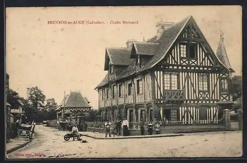 AK Beuvron-en-Auge, Chalet Normand