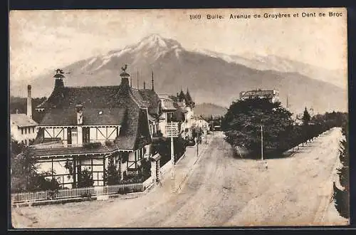 AK Bulle, Avenue de Gruyères et Dent de Broc