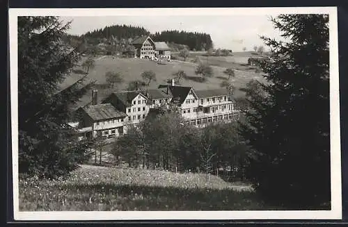 AK Degersheim, Kurhaus Sennrüti mit Umgebung aus der Vogelschau