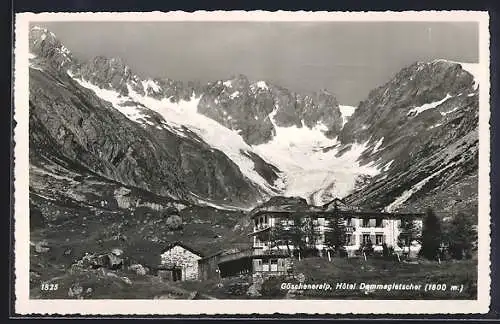 AK Göschenen, Hotel Dammagletscher auf der Göscheneralp