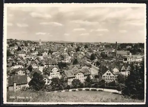 AK Flawil, Totalansicht vom Berg aus