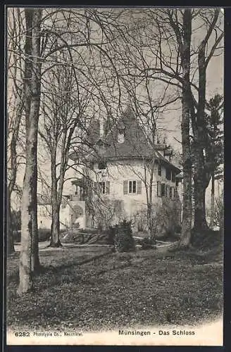 AK Münsingen, Partie am Schloss