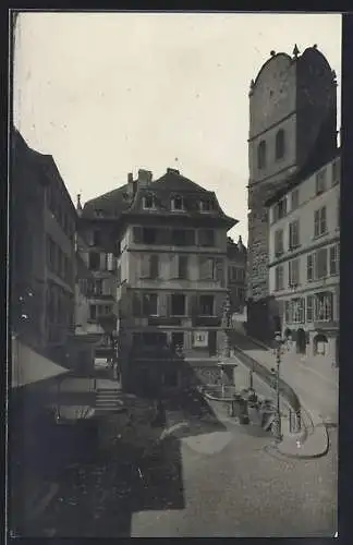 AK Neuchatel, La Croix du Marché