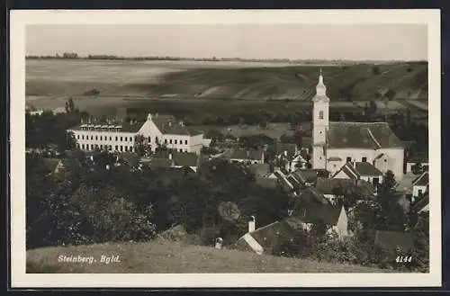 AK Steinberg /Bgld., Ortsansicht vom Berg aus