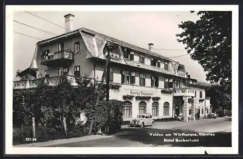 AK Velden am Wörthersee, Hotel-Gasthof Bacherlwirt