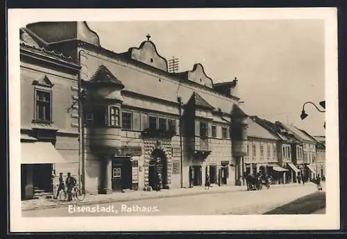 AK Eisenstadt, Partie am Rathaus