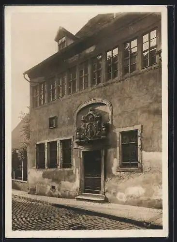 AK Eisleben, Blick auf Luthers Geburtshaus