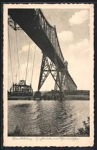 AK Rendsburg, unter der Brücke über den Fluss