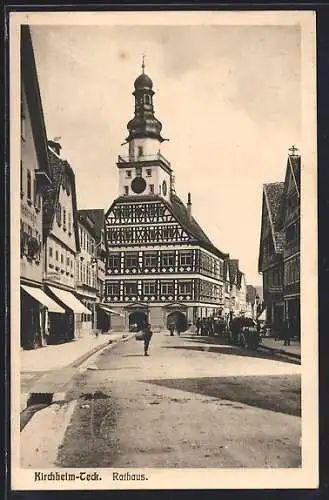 AK Kirchheim-Teck, Strassenpartie am Rathaus