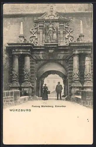 AK Würzburg, Festung Marienberg, Echterthor