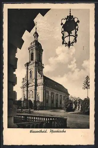 AK Wiesentheid, Vor der Pfarrkirche