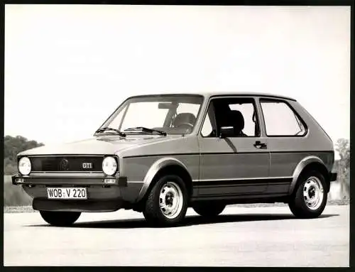 Fotografie Auto Volkswagen VW Golf I GTI, Werksfoto