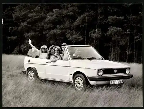 Fotografie Auto Volkswagen VW Golf I Cabrio, Werkfoto