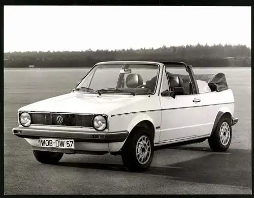 Fotografie Auto Volkswagen VW Golf I Cabriolet, Werkfoto