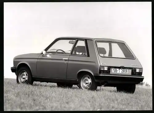 Fotografie Auto Peugeot 104 ZS, Dreitürer Kompaktwagen, Werkfoto