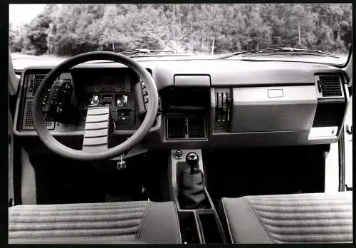 Fotografie Auto Citroen GSA, Cockpit-Ansicht, Modell 1980, Werkfoto, Grossformat 29 x 20cm