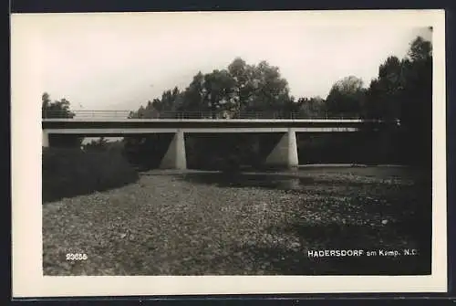 AK Hadersdorf am Kamp, Brücke über den Fluss