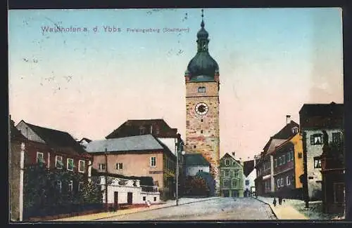 AK Waidhofen a. d. Ybbs, Stadtturm am Freisingerberg