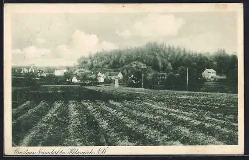 AK Nonndorf bei Hoheneich, Ortspartie