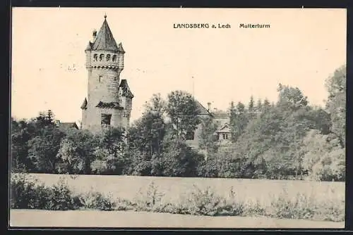 AK Landsberg a. Lech, Am Mutterturm