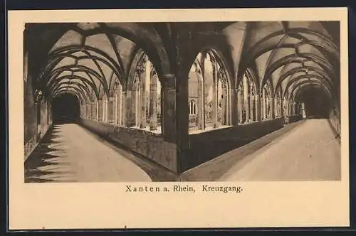 AK Xanten, Kreuzgang des Doms