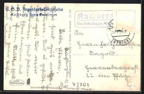 AK Nagold, Panorama aus der Vogelschau