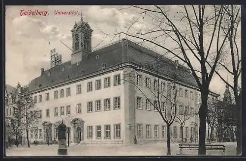 AK Heidelberg, Universität mit Litfasssäule