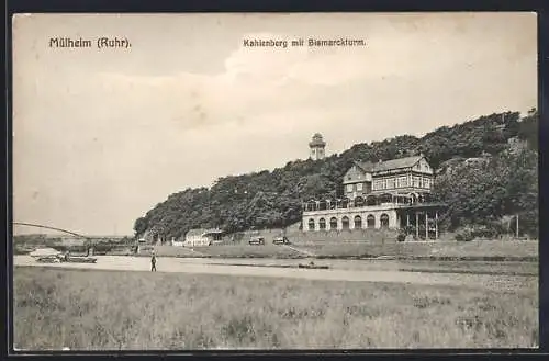 AK Mülheim /Ruhr, Kahlenberg mit Bismarckturm