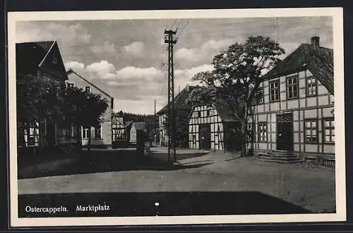 AK Ostercappeln, Partie am Marktplatz