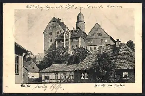 AK Eisfeld, Schloss von Norden