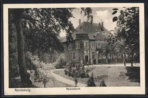 AK Rendsburg, Blick auf die Reichsbank