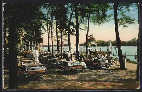 AK Berlin-Tegelort, Restaurant zum Leuchtturm v. Max Becker