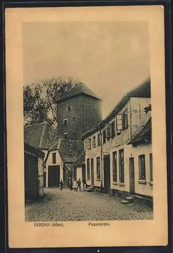 AK Verden /Aller, Piepenbrink mit Gasthaus