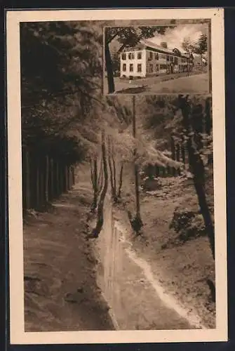 AK Oberursel, Hotel Hohe Mark im Taunus, Inh. Hch. Bauser, Forellenbach