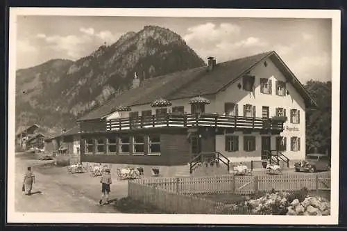 AK Pfronten /Steinach, Der Gasthof Aggenstein v. Xaver Babel